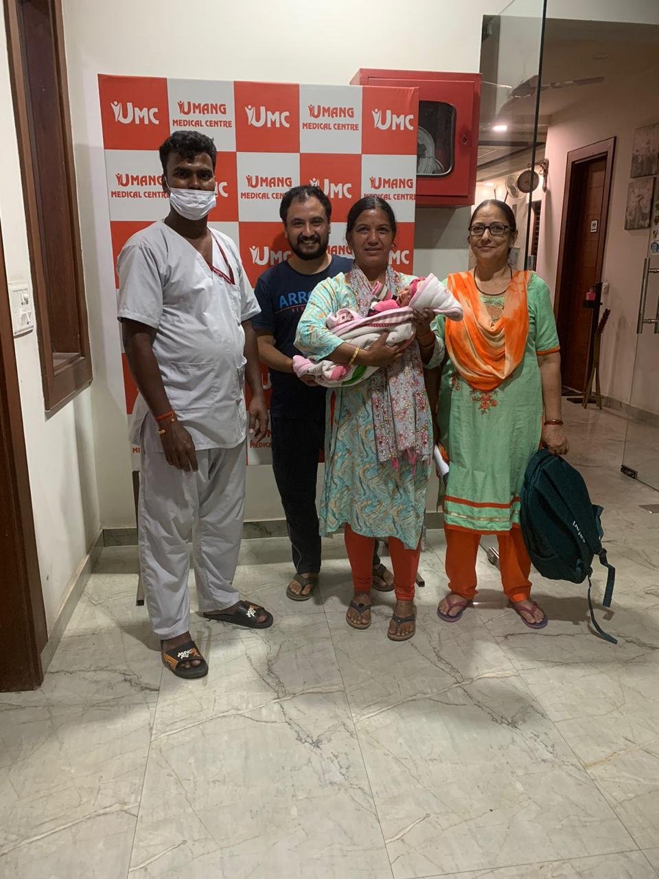 Family visit at Umang Medical Centre
