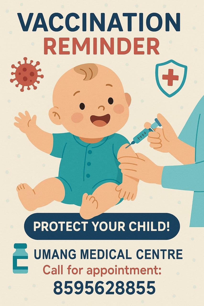 Pediatric vaccination care at Umang Medical Centre
